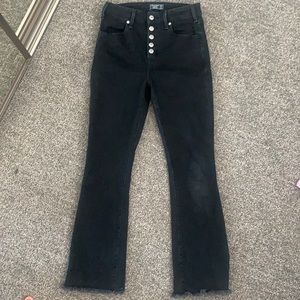 Abercrombie & Fitch High Rise Ankle Flare Jeans
